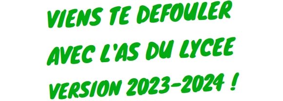 Association sportive 2023-2024